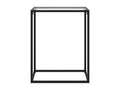 Transparent console table 60x35x75 cm tempered glass IIRR55620