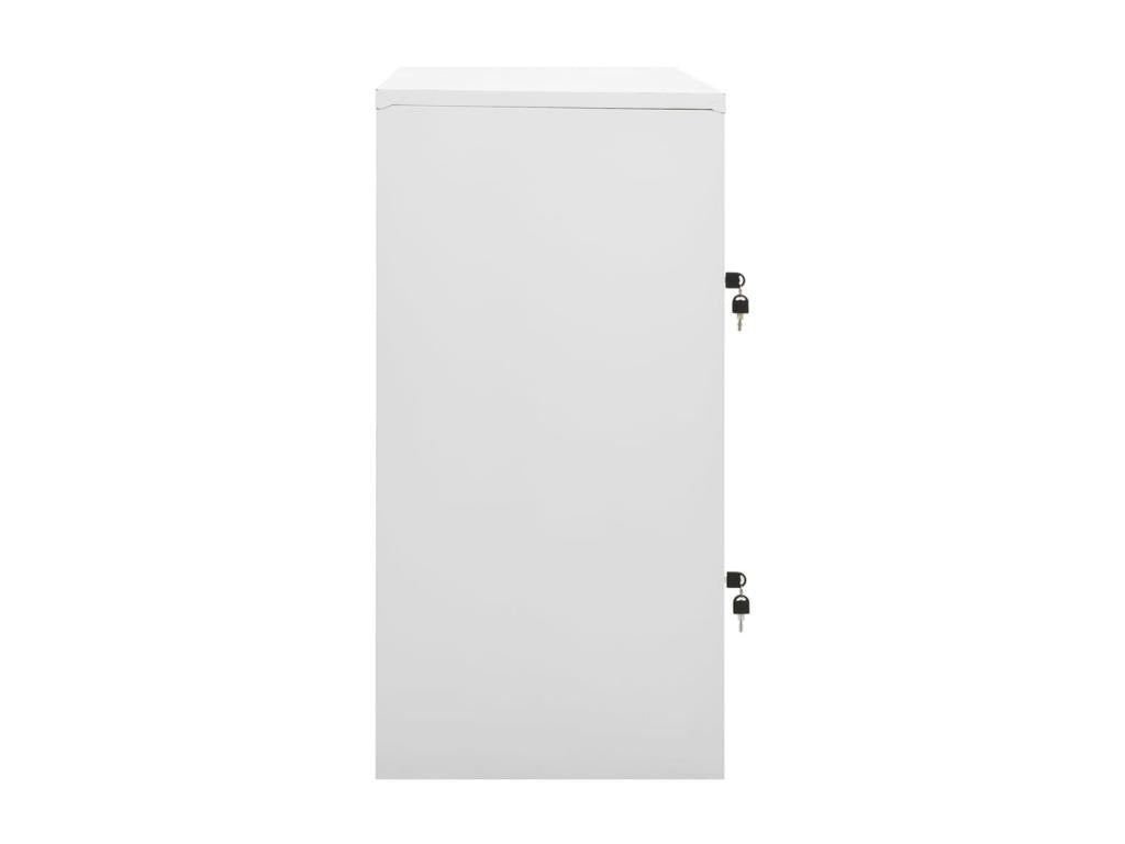 Armoires casiers 5 pcs Gray Light and Blue 90x45x92.5 Steel NIFQ26329