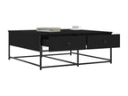 Coffee Table Black 100x99x40 bois d'ingénierie BMUM32299