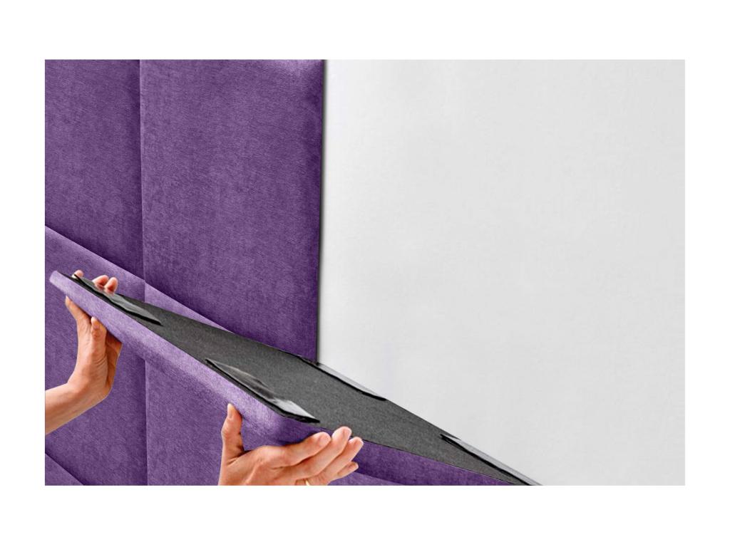 Luxameub PINPAI fabric upholstered headboard composed of interchangeable self-adhesive bed panels for luxury bedroom Luxameub 200 cm KQSU35400