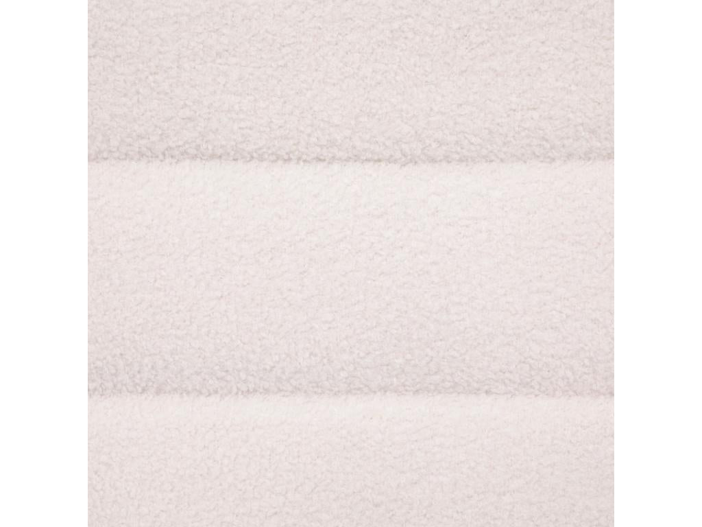 Banc Banquette Fabric White bouclettes 100x40 cm HYWD96933