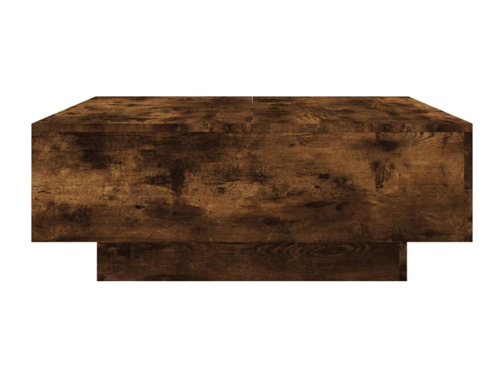 Coffee Table Oak Smoked 80x80x31 bois d'ingénierie WFRJ63221