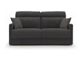Mobenze Sofa Bed Sofa-bed in Fabric doux imperméable T02 176 cm mat- 140x197 Black PSUO50938