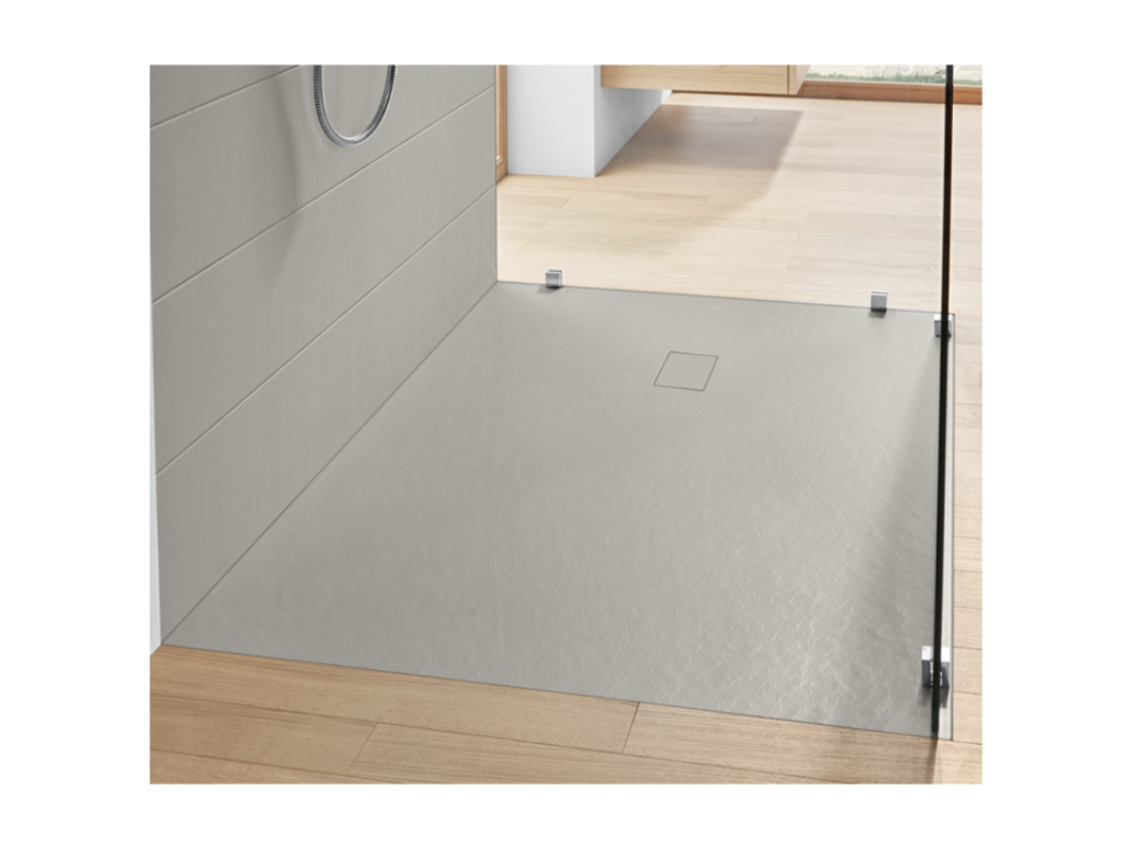 Luxameub ET PINPAI 120x90cm Anti-slip Acrylic Rectangular Shower Tray, Grey, IPIK57925