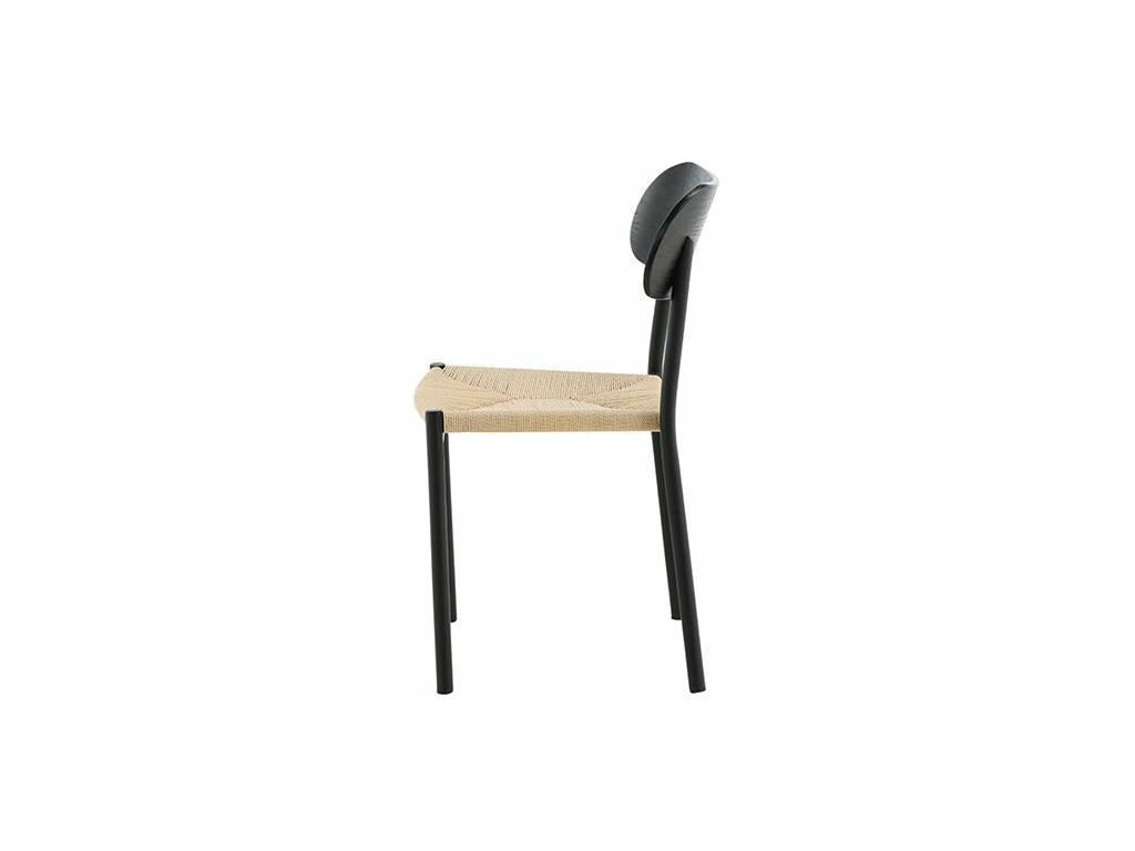 Luxameub Chair of salle Dining Black Natural. ONIC21728