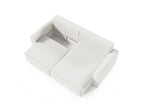 Sofa d'angle réversible Sofa-bed 3 seats Storage PINPAI bouclé White YMYV59237