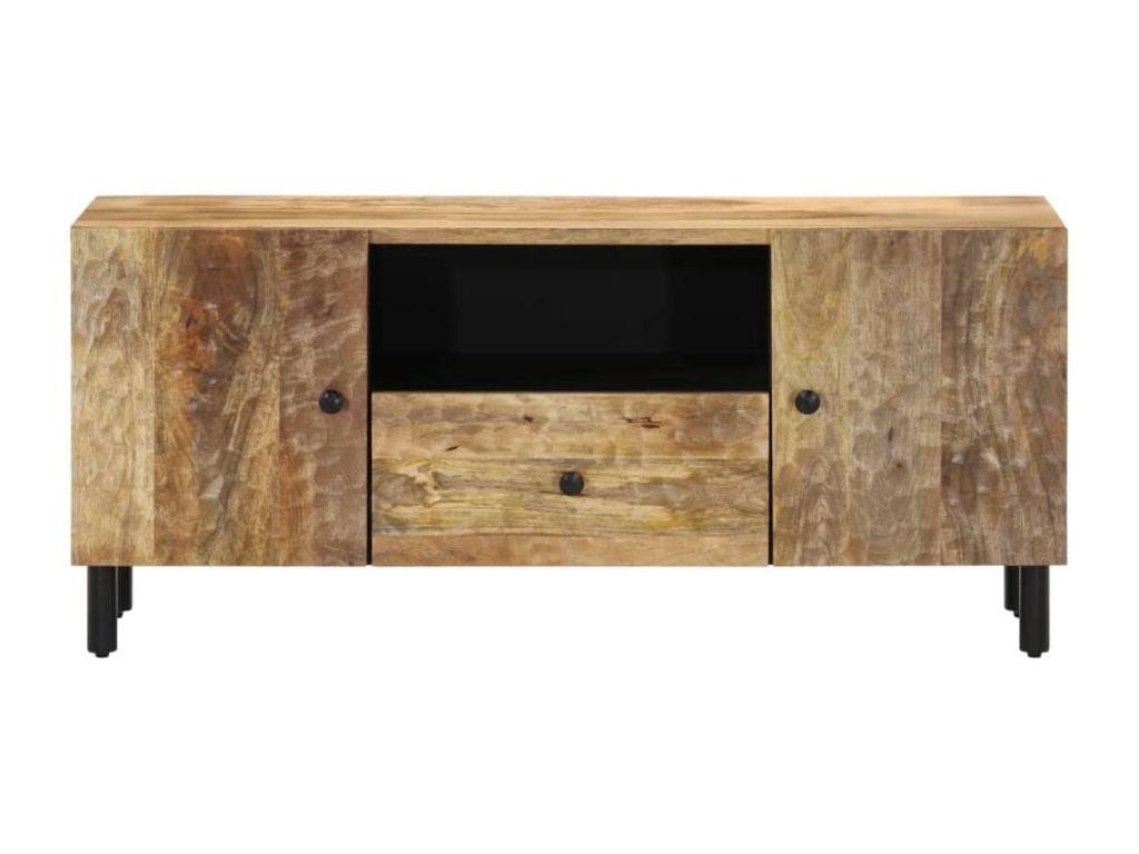 TV stand 105x33x46 cm Bois Solid of manguier VSEI79926
