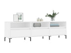 TV stand White 150x30x44.5 cm bois d'ingénierie WAHA09654