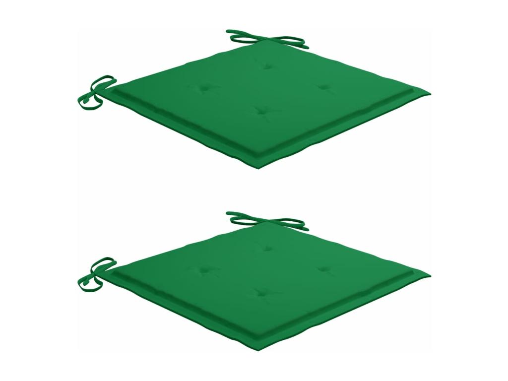 Chairs dîner of Garden with Cushions 2 pcs Luxameub Solid FILQ20388