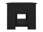 Coffee Table Black 79x49x41 cm Bois d'ingénierie IOFP75170