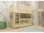 Mobenze BB002 Bunk Beds 80x180 cm Beige AKSL61045
