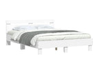 Bed frame without Mattress White 140x190 cm TVKA88932