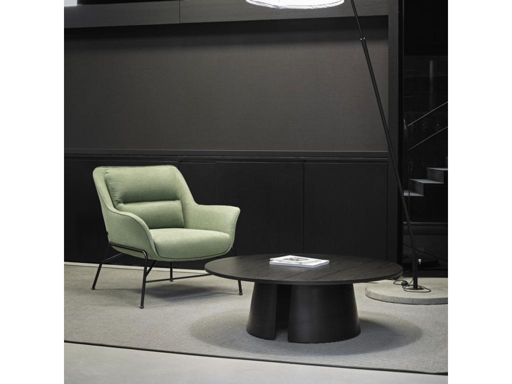 Mobenze - Coffee Table ronde in Mobenze 110cm - Black DYSB71789