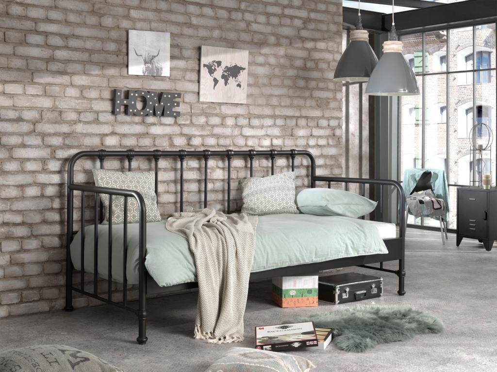 Bed Enfant Luxameub KSB005 99x208x106 Black BMOR20189