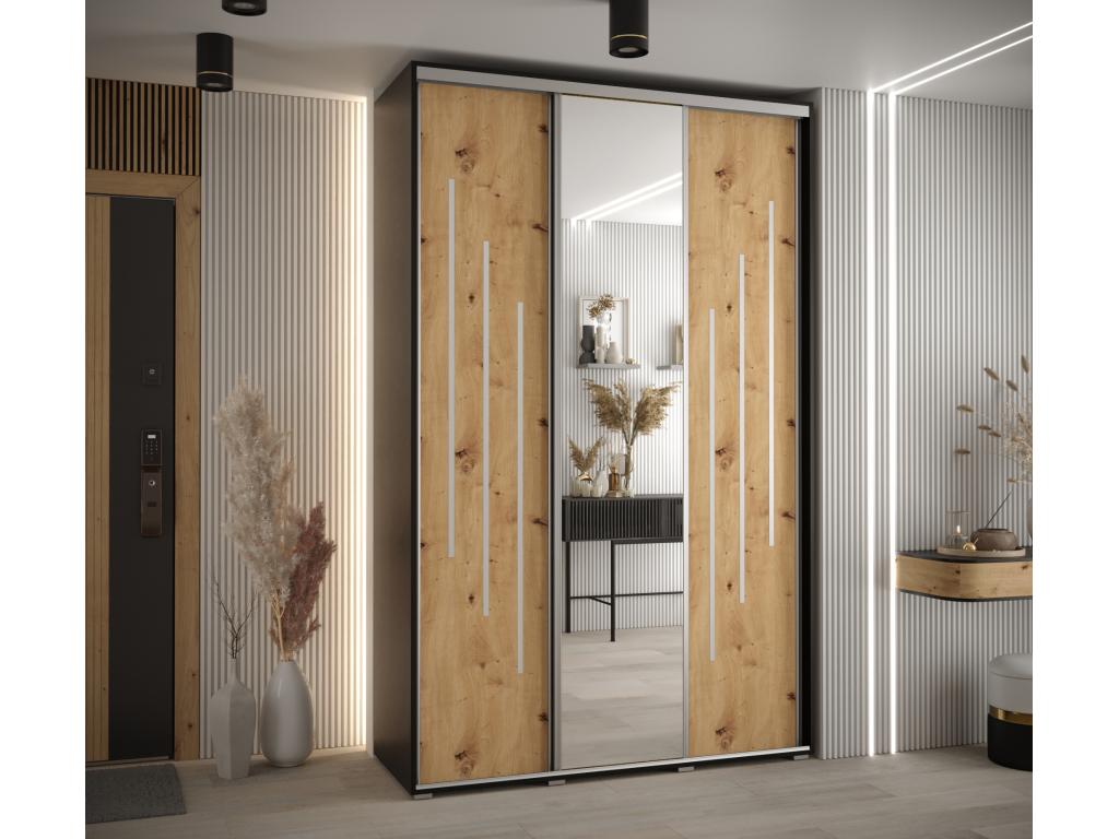 WARDROBE Luxameub 9 DOORS COULISSANTES 235.2/160/60 3 Doors YXXQ85561