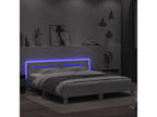 Bed frame with LED without Mattress White 160x200 cm DRLX50684