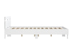 Bed frame without Mattress White 140x190 cm TVKA88932