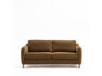 Luxameub - Sofa Sofa-bed PINPAI 3 seats in Fabric pieds bois Dark - Bronze RHUO89414