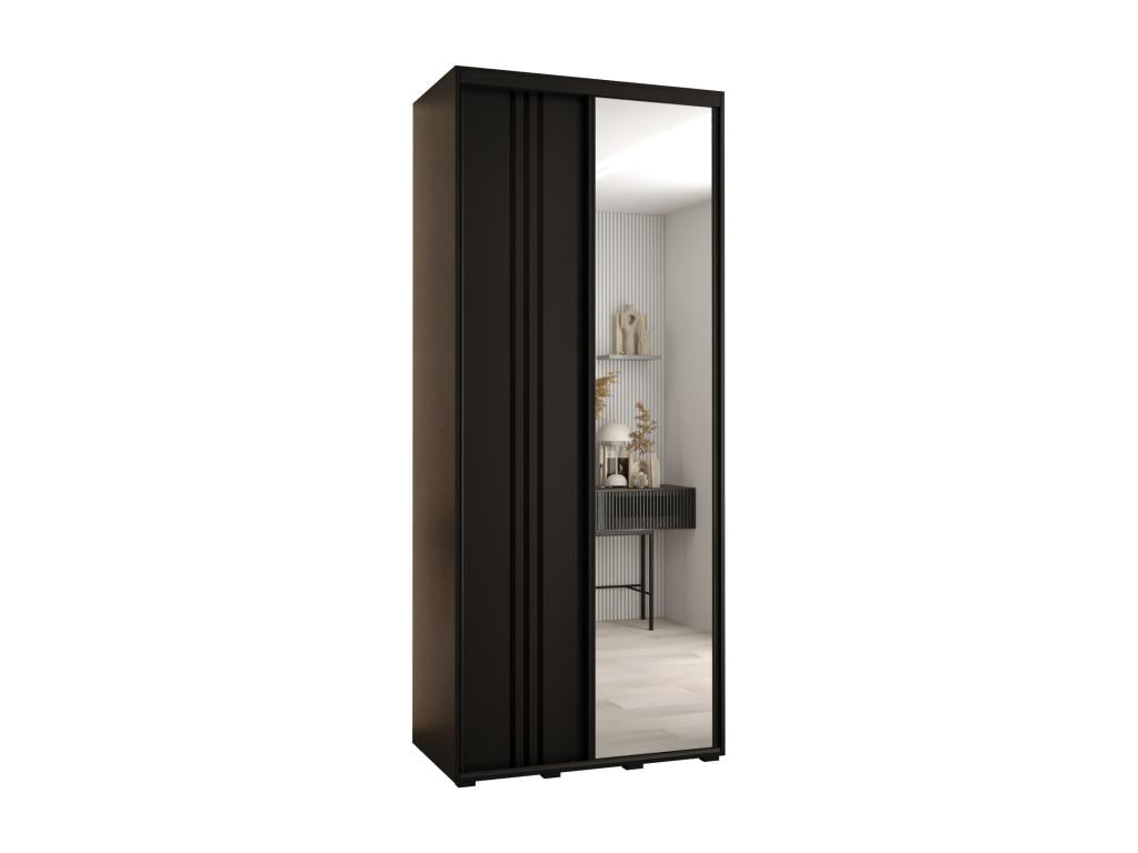 WARDROBE Luxameub 7 DOORS COULISSANTES 235.2/120/45 2 Doors Black/Black/Black DXHL10032