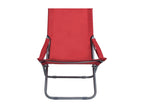 Chairs pliables of plage 2 pcs Fabric Red QLTN96189
