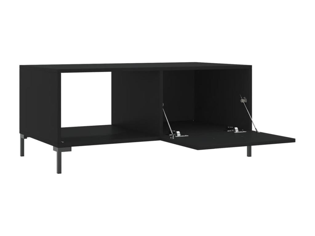 Coffee Table Black 90x50x40 cm bois d'ingénierie XJEU39181