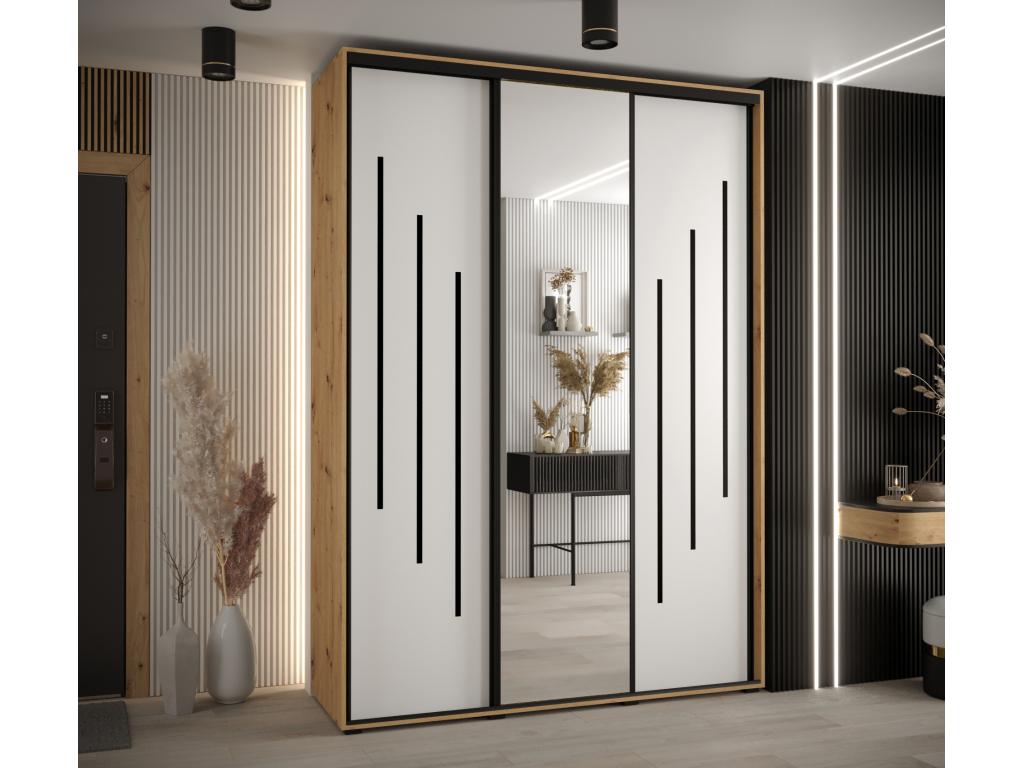 WARDROBE Mobenze 9 DOORS COULISSANTES 235.2/180/45 3 Doors DZHR03456
