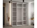 WARDROBE Luxameub 3 DOORS COULISSANTES 235.2/170/60 3 Doors White/White/Or MTHV93811