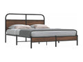 Bed frame without Mattress 150x200 cm Oak Brown CVYZ33687