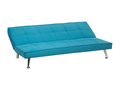 Luxameub Sofa Bed, Azure Blue Fabric, 3-Seater, ECQV50354