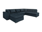 Sofa d'angle Mobenze 114 Blue Fonction of couchage Box of literie 348x205x76cm DSWM74914