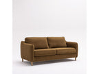 Luxameub - Sofa Sofa-bed PINPAI 3 seats in Fabric pieds bois Dark - Bronze RHUO89414