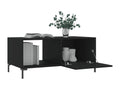 Coffee Table Black 90x50x40 cm bois d'ingénierie XJEU39181