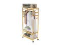 Door vêtements sur pieds roulant Wardrobe ouverte penderie 78x37x120cm IRZN74760