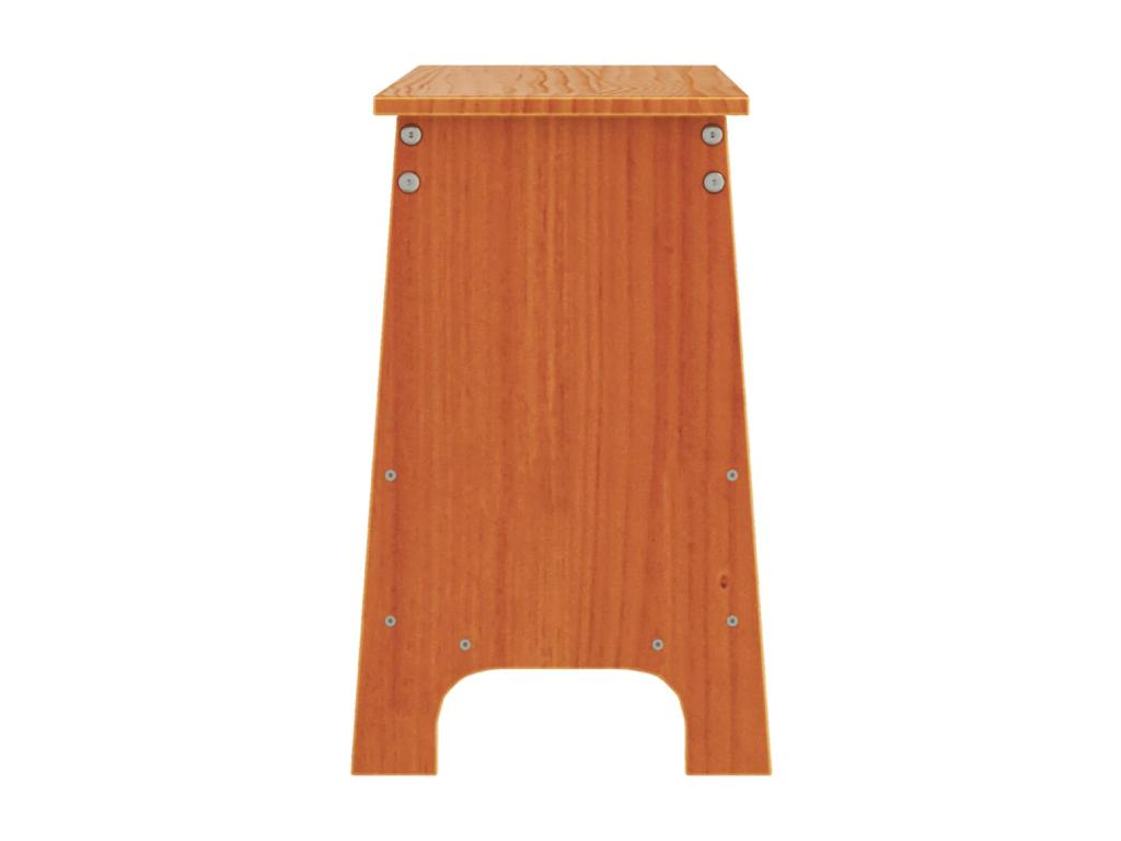 Banc d'entrée Brown 100x28x45 bois of Pine Solid KZKP72415