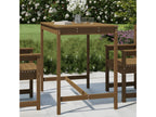 Table of Garden Brown miel 121x82.5x110 cm Mobenze Solid of Pine ZPQP08619