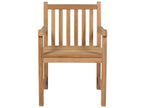 Chairs d'extérieur Set of 8 Bois of teck solide BNRW06247