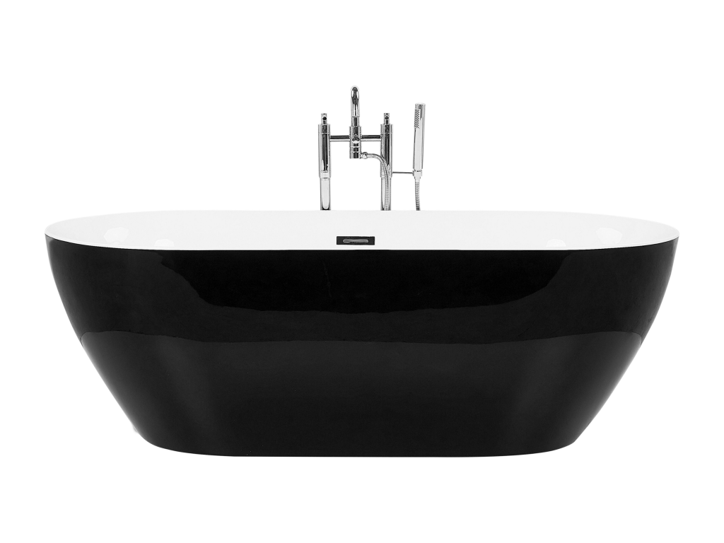 Luxameub 150cm x 75cm Freestanding Bathtub Black KSXN85048